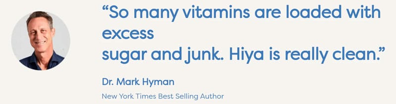 A doctors testimonials on how hiya supplements healthy