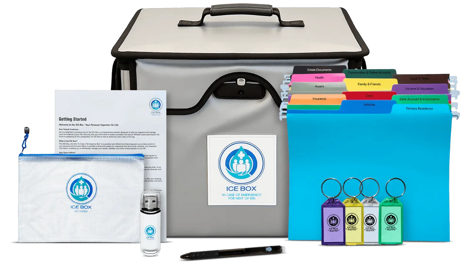 a ice box that is water and fireproof that is life insurance life insurance