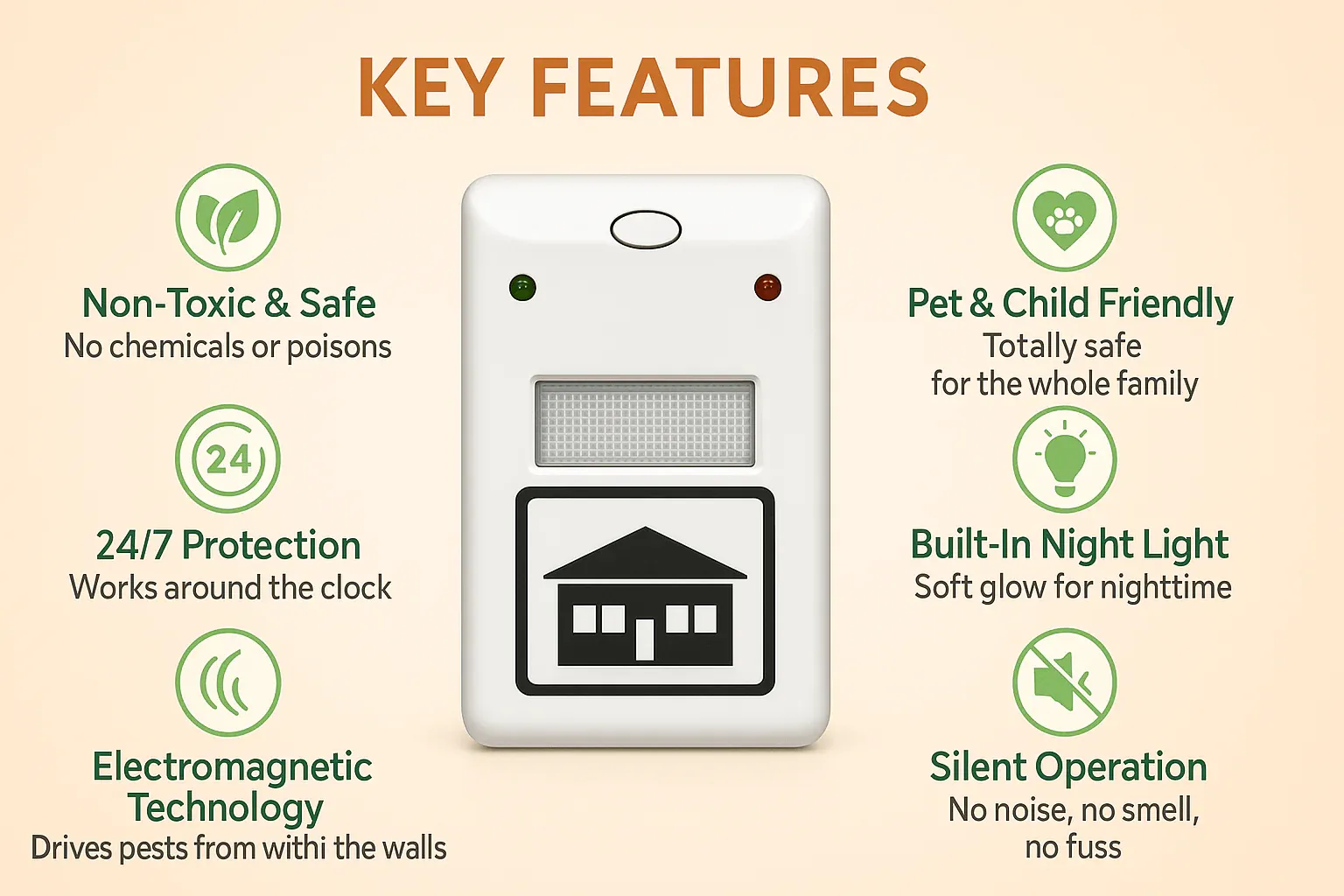 a diagram showing the key features of riddex pest control in near me