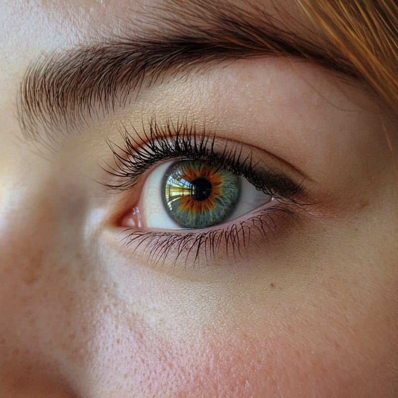 Smooth under eye skin