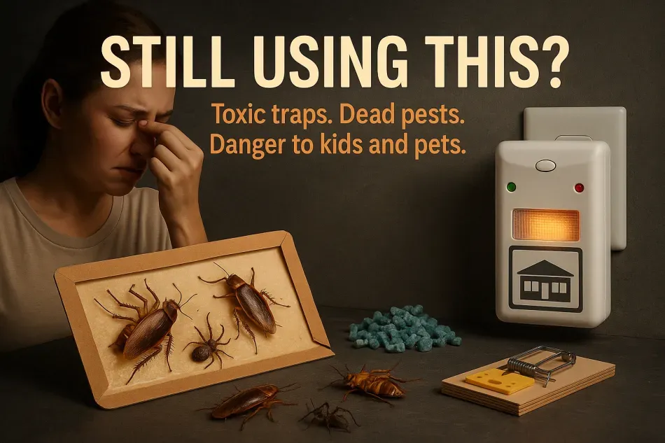a woman upset with the old pest control pest control traps methods